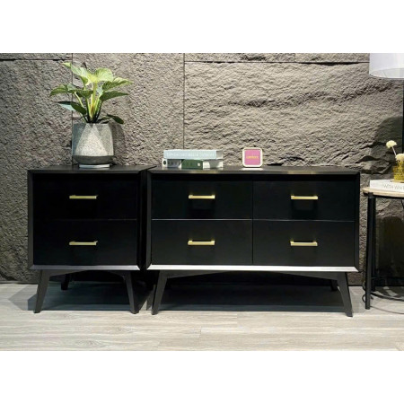 George Oliver : Tủ 02 Ngăn Kéo + Tích Hợp Ổ Cắm Điện Và Cổng USB